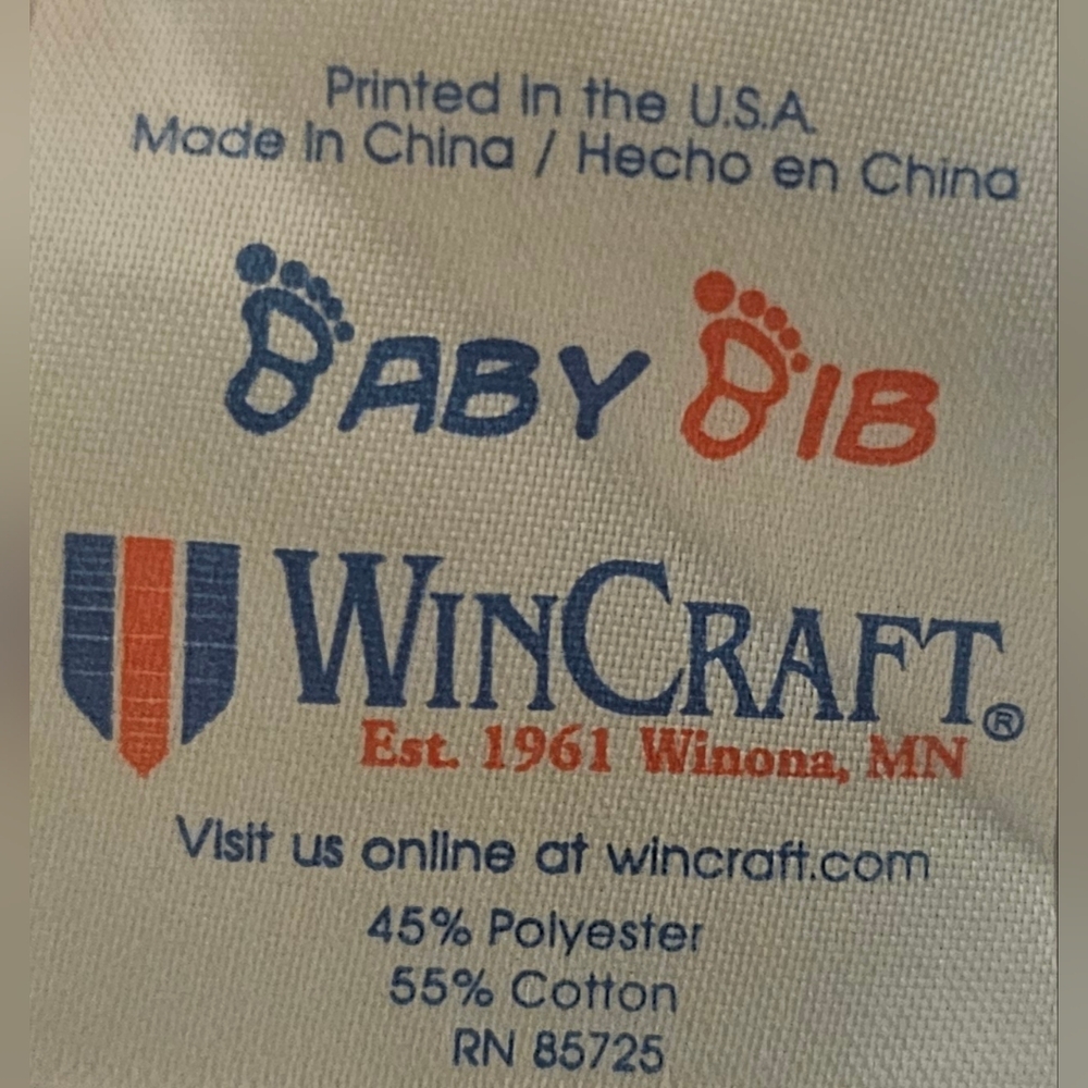 NFL All Pro San Fransico 49ers Bib By Wincraft Baby Bib - Picture 2 of 2